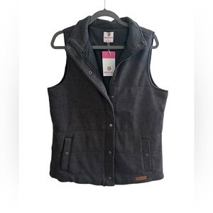 Marley Lilly Quilted Heathered Vest